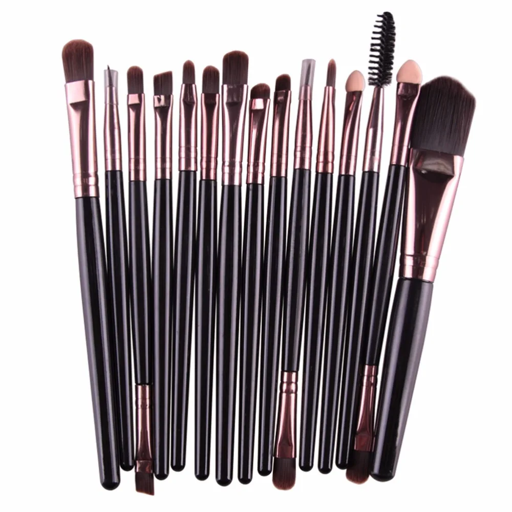 4/15 Pcs/Sets Colorful Beauty Professional Make-up Brush Kits Comestic Tool Make Up Eye Brushes Set for Women | Красота и здоровье