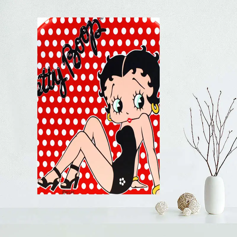 G0216 пользовательские Betty Boop и уй домашний декор современного искусства для