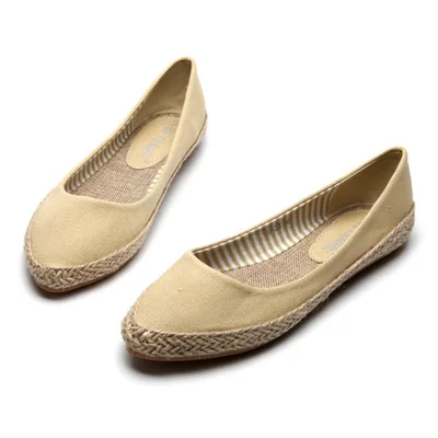 beige BEYARNE/Новинка; Женская удобная повседневная обувь на плоской подошве; модная обувь для медсестры; Лоферы без застежки; соломенная обувь из полипропилена; большие размеры 41 - Цвет: beige