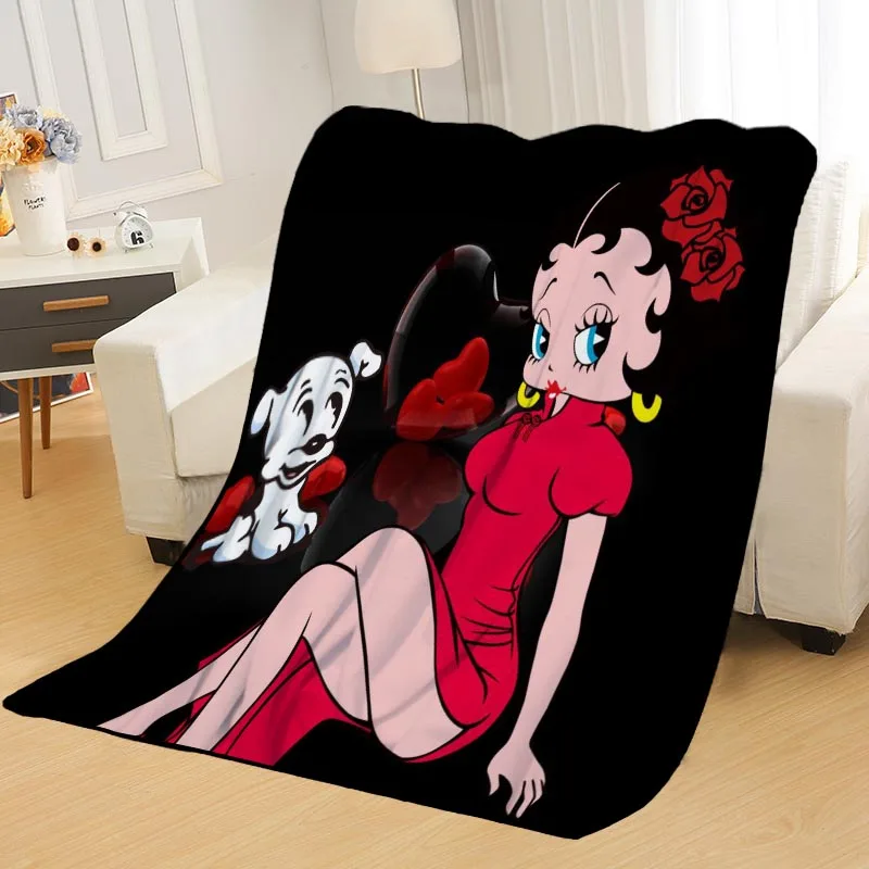 Новое поступление Betty Boop одеяло s печать мягкий сон одеяло на дом/диван/офис портативный дорожный Чехол одеяло
