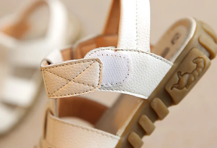 Сандалии из мягкой кожи для мальчиков пляжные сандалии с подошвой натуральной