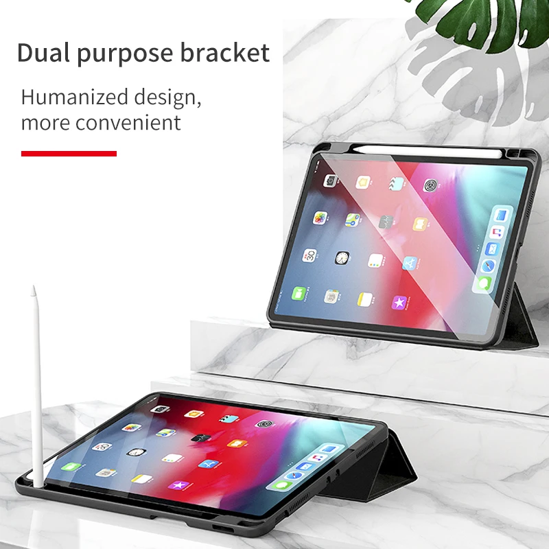 Business Retro Funda For iPad Pro 11 Case with Pencil Holder Support Wireless Charging for 2018 smart Cover | Компьютеры и офис