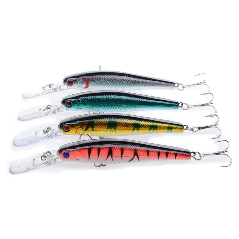 YUEWINS Minnow рыболовная приманка Лазерная твердая isca искусственная 12 5 см 14 г 3D воблер