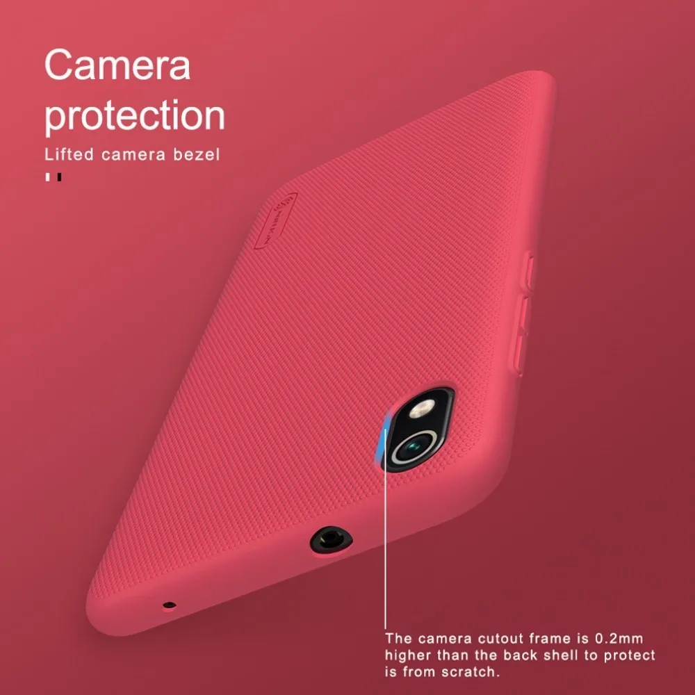 Чехол для Xiaomi Redmi 7A чехол 5 45 дюйма Nillkin матовый пластиковый с держателем