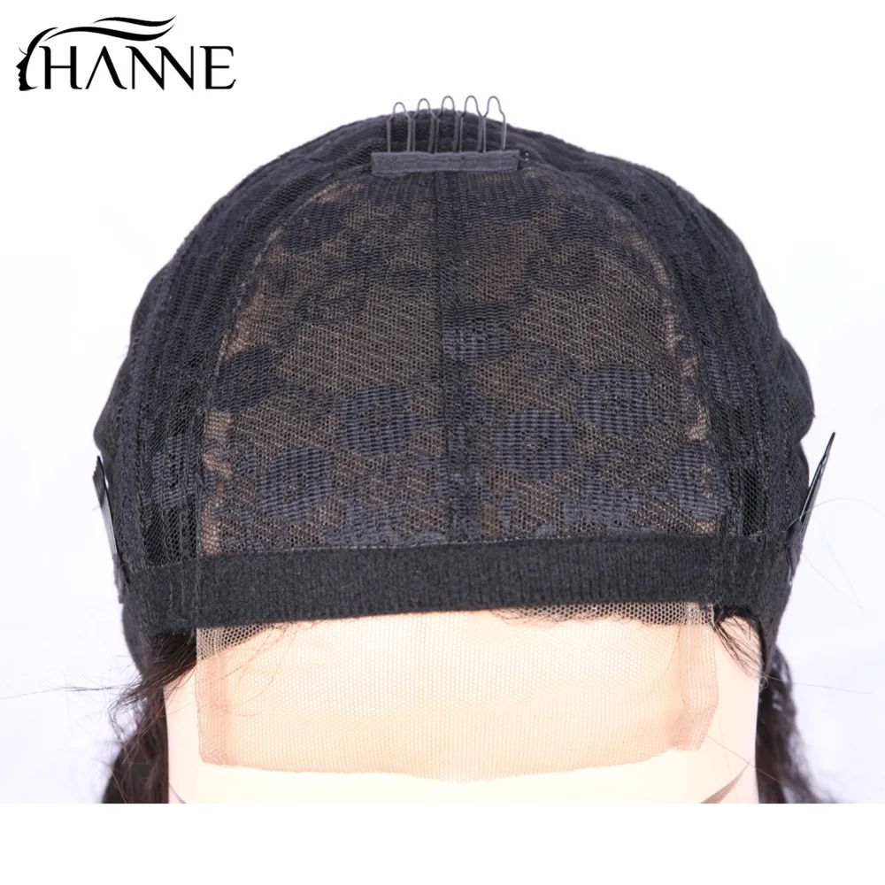 Короткие 4*4 парик из натуральных волнистых волос Remy L/M/R 3 части человеческих волос парики для женщин 150% плотность натуральный цвет HANNE