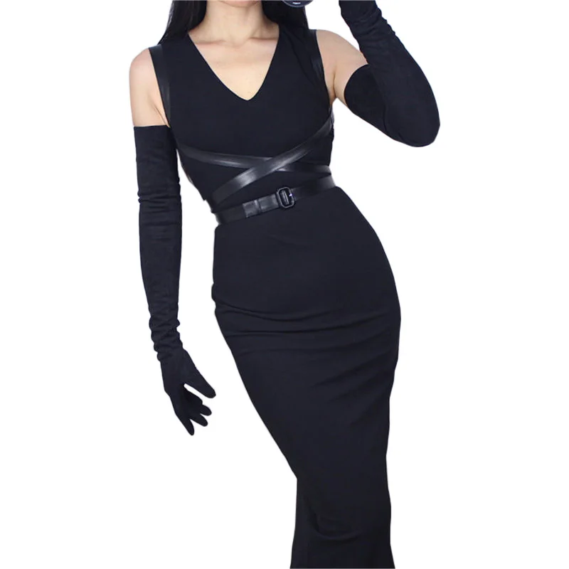 70 см замша кожаные перчатки длинная куртка с секциями из ткани имитирующий