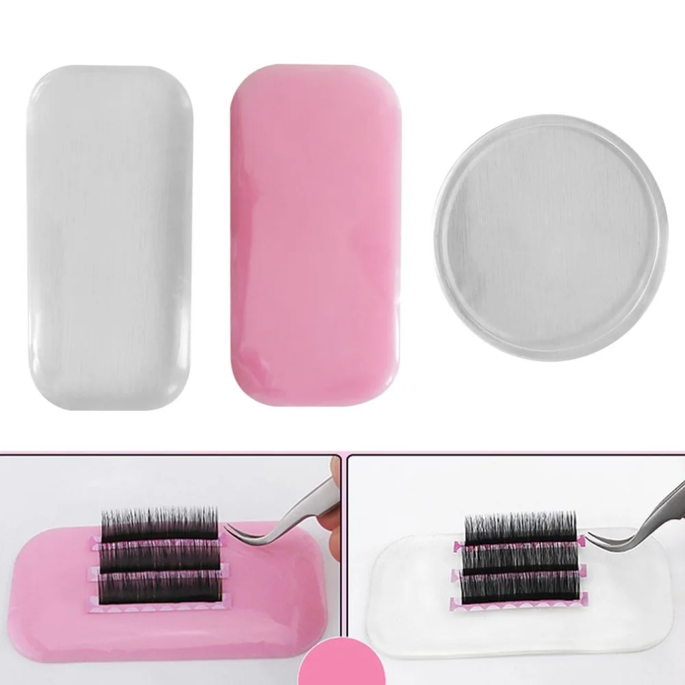 

Silicone Eyelash Extension Pad Eye Lash Glue Stand Tray Holder