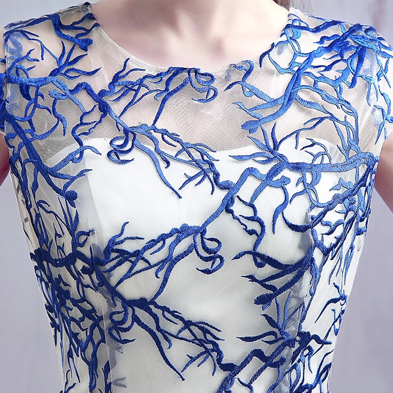 2021 специальные кружевные сексуальные новые стильные синие длинные вечерние