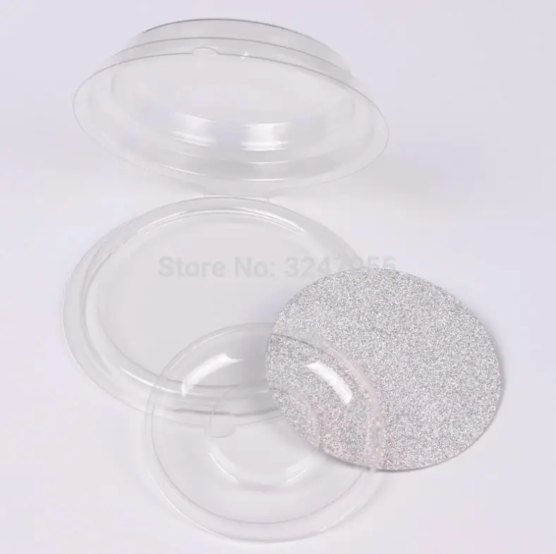 

20/40pcs Empty Clear Round False Eyelashes Storage Box, Fake Eyelashes Blister Package, Disposable Fake Eyelashes Packing Case