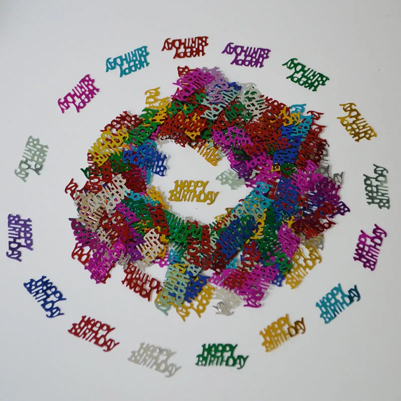 15 г разные цвета смешанные Конфетти Для вечеринки в честь Дня Рождения женские