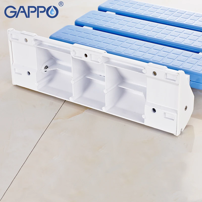 gappo wall mounted shower seats bathroom shower chair shower folding seat bath shower bench stool toilet bath folding chair free global shipping