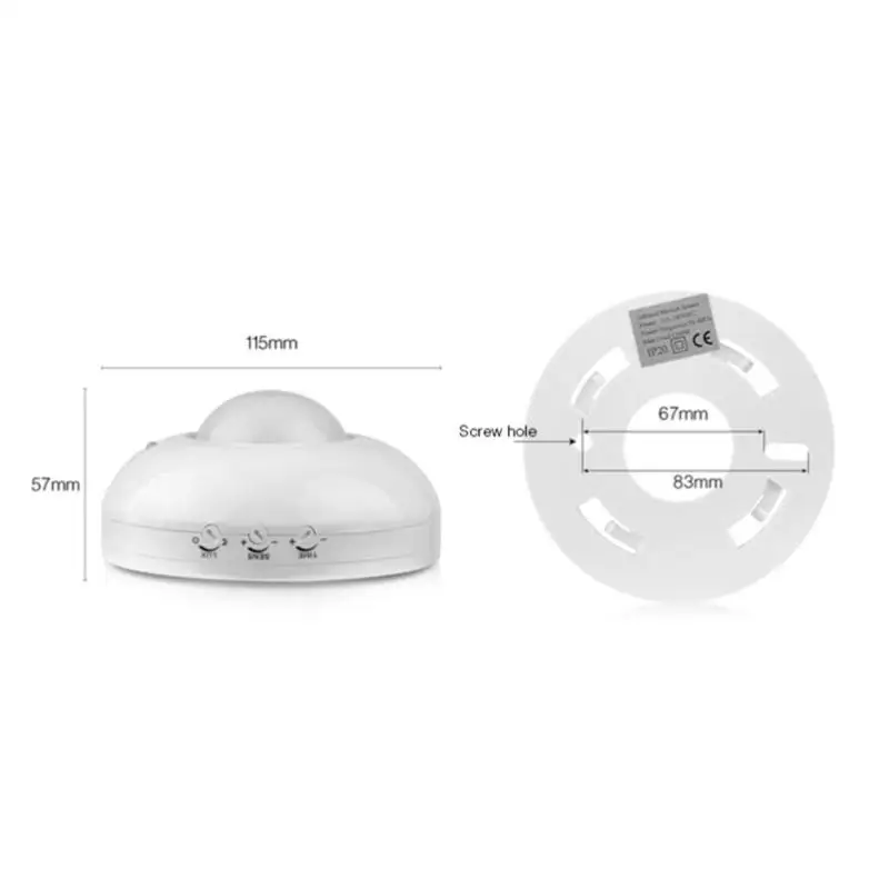 High Sensitivety PIR Sensor 360 Degree Human Infrared Motion Light Switch Ceiling Recessed AC 110V-240V S15 | Обустройство дома