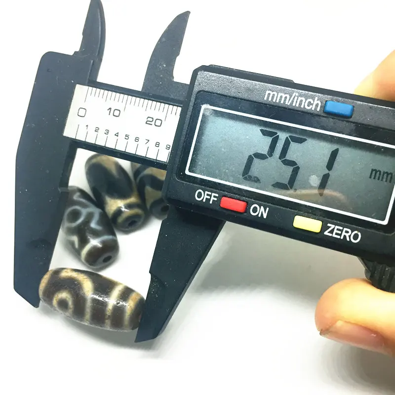 4 шт./лот бусины из натурального агата тибетского амулета для изготовления