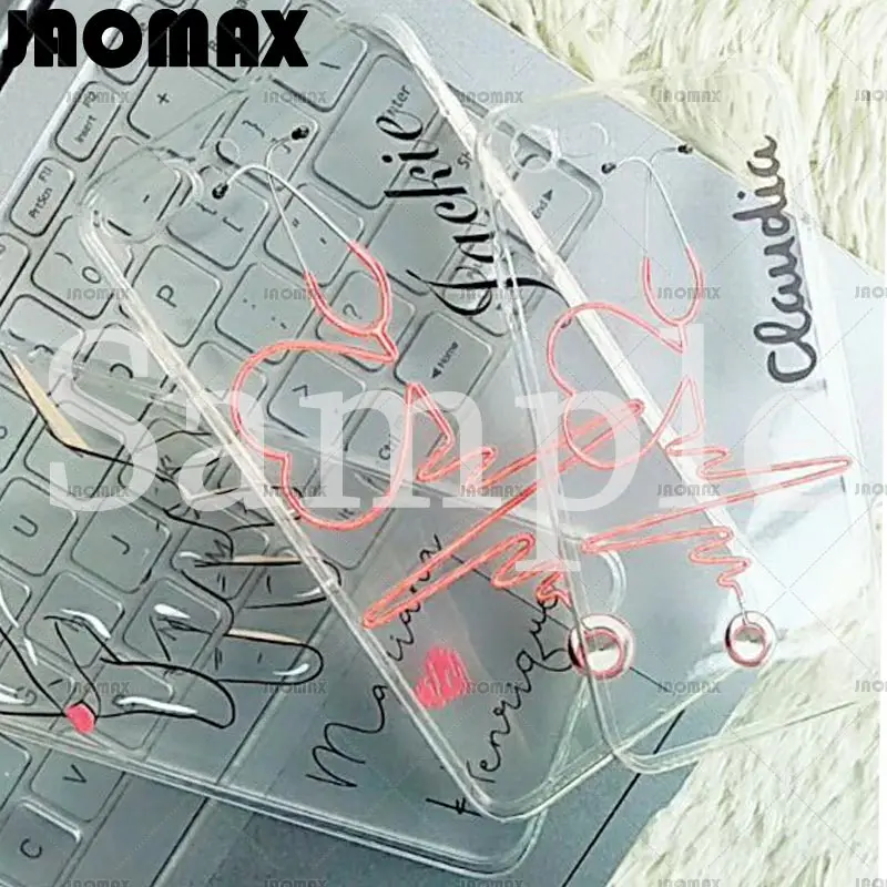 Jaomax Сердце Пара персонализированные DIY Имя письмо дизайн на заказ Чехол для iPhone 11