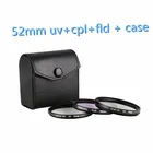 RISE (Великобритания) фильтр для камеры 52 мм Набор UV FLD CPL фильтр для камеры для Canon Nikon Sony Pentax Все камеры и ткань для очистки