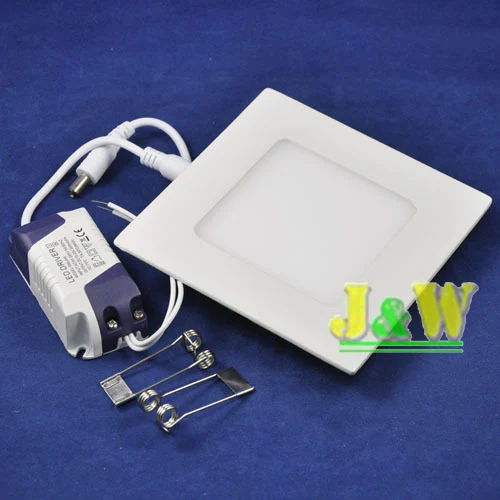 10 шт./лот Потолочная световая панель 430LM 6 Вт AC85-265V SMD2835 30 светодиодов квадратной