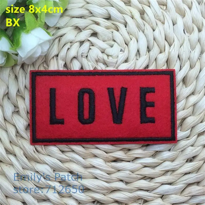 Новое поступление Love Peace label вышитые термонаклейки мультфильм образец аппликации одежда шляпа обувь сумка декор вышивка аксессуар - Цвет: 10 pcs of style 7