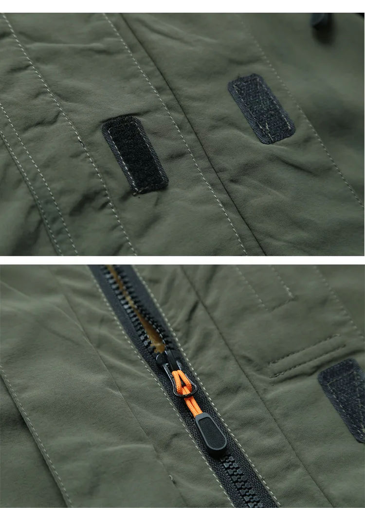 Водонепроницаемая Мужская Флисовая Куртка с капюшоном и защитой от