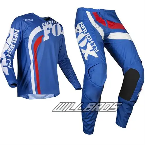 blue Мотокросс MX 180 Cota оранжевая Майка штаны для взрослых Мотоцикл Dirt Bike Riding MTB BMX комплект передач - Цвет: blue