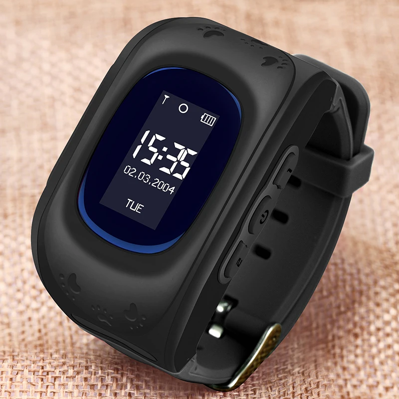 ANGWEI 2018 Новые Детские умные спортивные часы SOS противоугонные с дистанционным