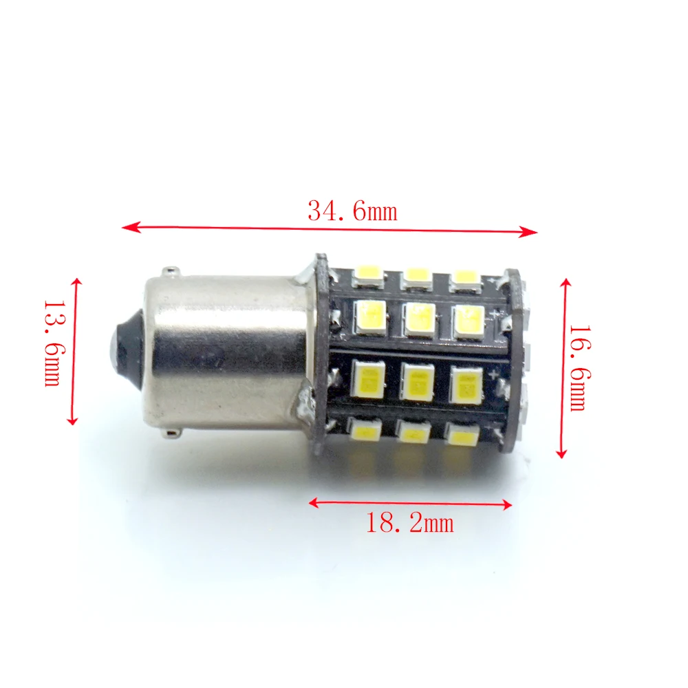 1156 1141 1003 BA15S P21W R5W R10W 33 SMD 2835 светодиодные задние поворотные сигнальные лампы для