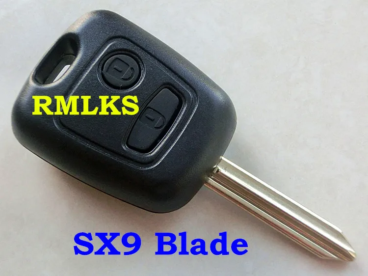 

RMLKS новый пульт дистанционного ключа оболочки подходит для Citroen Fob Uncut SX9 Blade