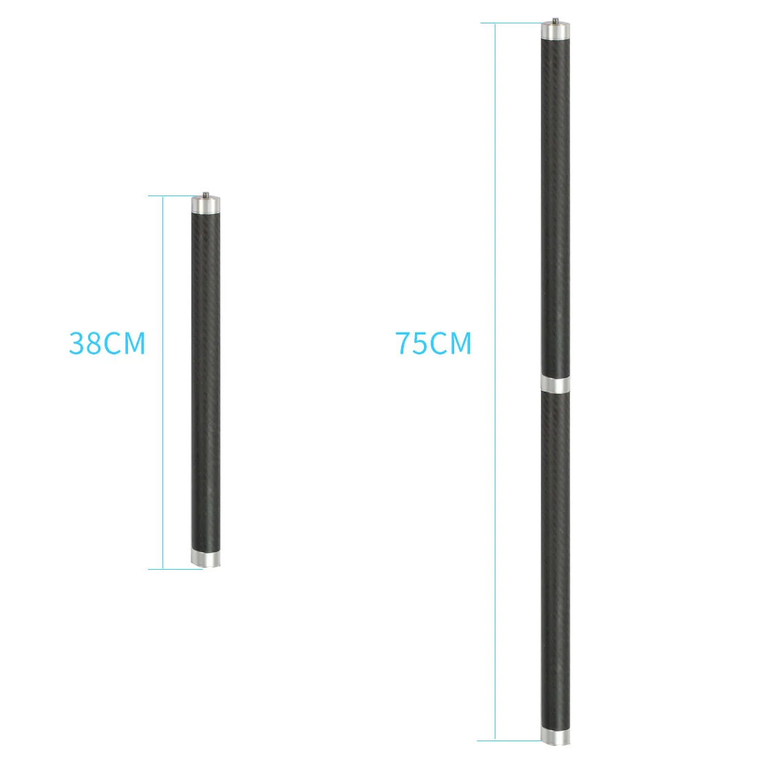 Из углеродного волокна для бар Reach Pole Arm конвертер адаптер для DJI osmo mobile 2/гладкой 4 ручной шарнирный стабилизатор с 1/" резьба