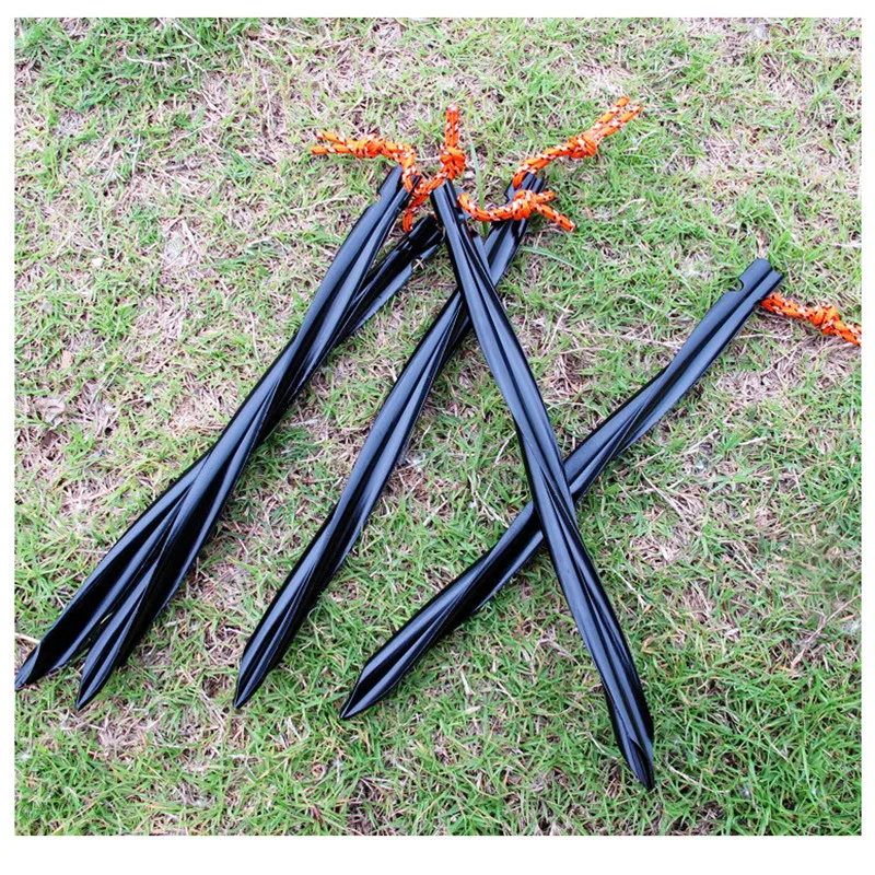 10 шт. треугольные гвозди из алюминиевого сплава 25 см|tent rope|stake tent |