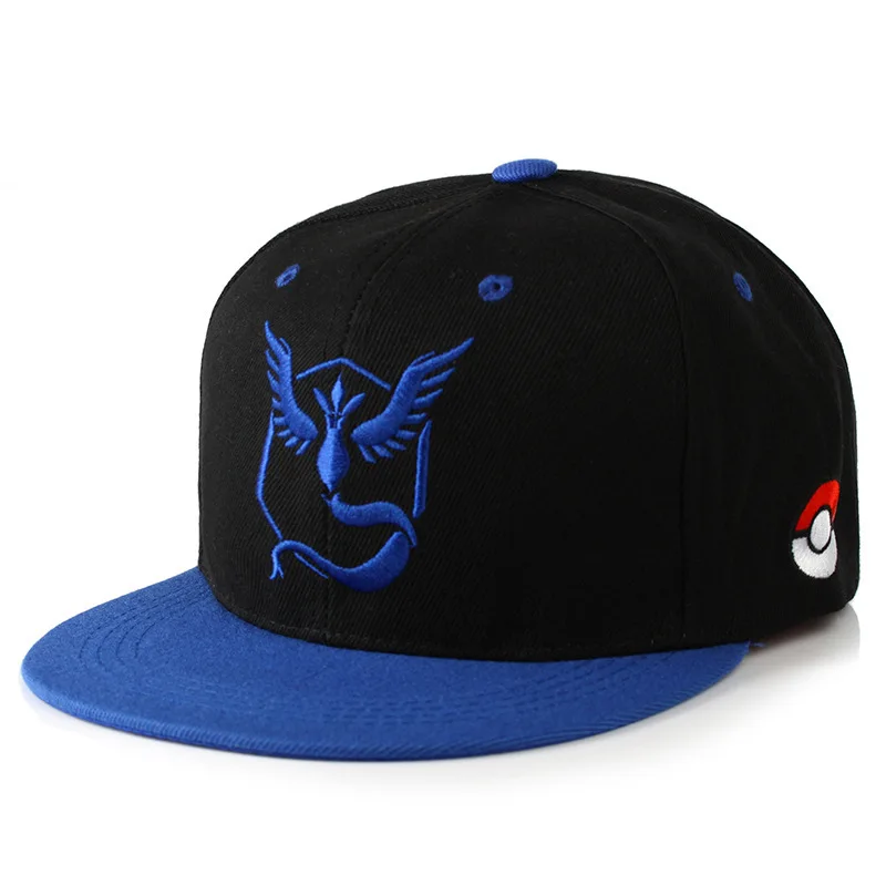 Новые головные уборы Pokemon Go Pocket Monster snapback в стиле хип хоп цветные хлопковые