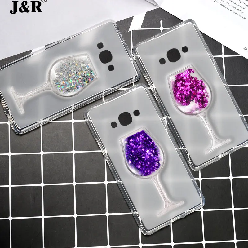 Case For Samsung Galaxy J1 J2 J3 J5 J7 2016 J120F J210F J310 J320F J510 J710 3D Liquid Soft TPU Cover Quicksand Dynamic Glitter |