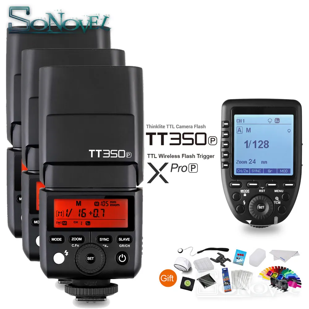 GODOX Mini TT350P TT350 ttl HSS 2,4 ГГц Беспроводная вспышка XPro-P триггер для Pentax 645Z K-3II K-1 KP K-50 K-S2 K70 K-5 IIs камера