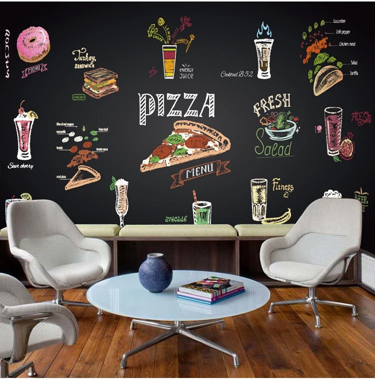 Домашний Декор 3D Ручная роспись жареная курица пиво тема обои Ресторан барбекю