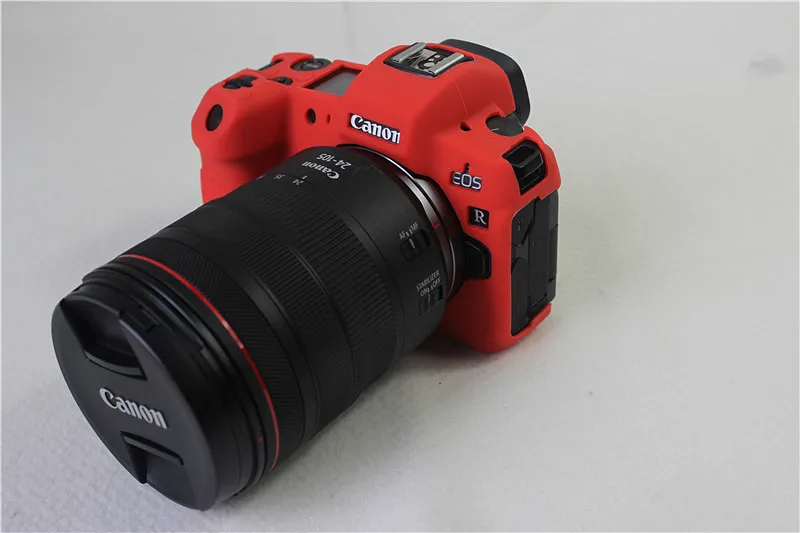 Силиконовый кожаный чехол для брони защитный Canon EOS R RP EOSRP M100 M3 M6 M10 наплечная сумка