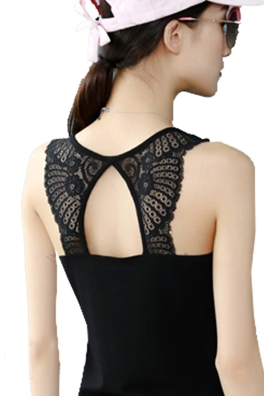 Lace Butterfly Beauty Back Camisole Female Sexy I-shaped Cotton Camisole Female