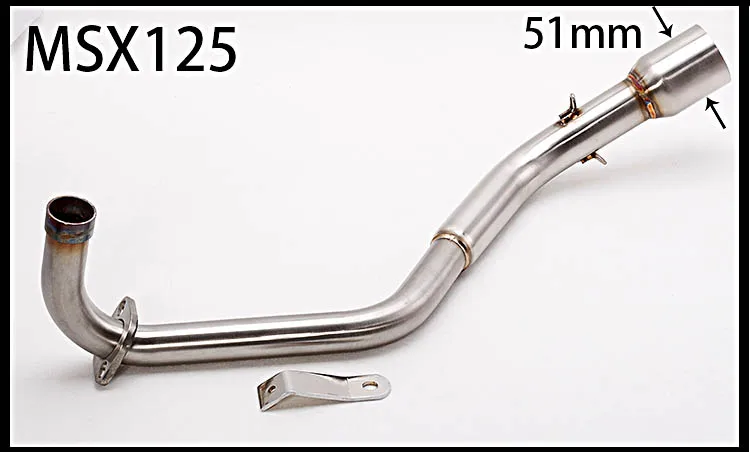 Глушитель для мотоцикла Honda MSX125 CB190F CBR300 CBR650F CBR1000 2008 2016 выхлопная труба средней