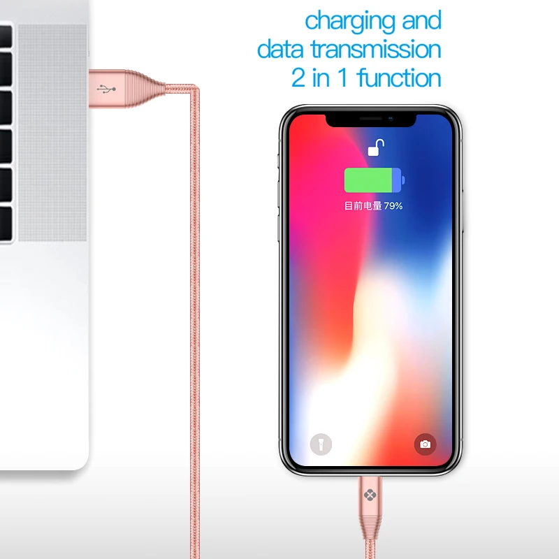 Для iPhone X Кабель TOTU Быстрая зарядка данных USB кабель для 8 7 6 6S Plus 5 5S SE iPad Air мини