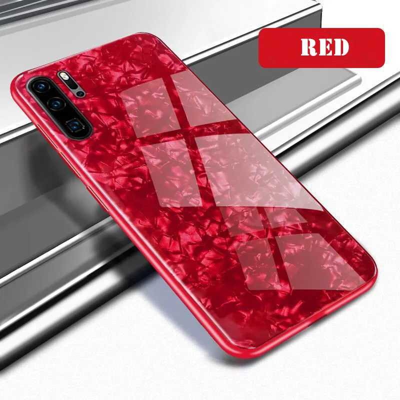 Закаленное Стекло чехол для huawei P30 Pro противоударный защитный телефона мягкий
