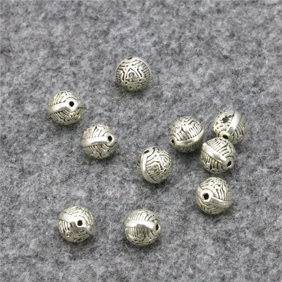 10 шт. металлические круглые бусины 8 мм|accessories jewelry|jewelry makingcraft making |