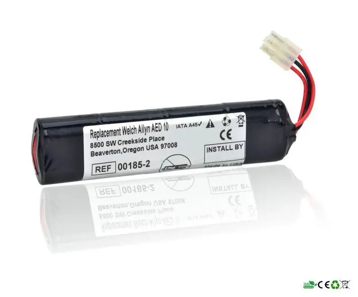 Для Welch Allyn 00185-2 7919-2 8000-0807-01 B11387 AED 10 LIFEQUEST POWERSTICK 2 Interstate батареи AMED0027 |