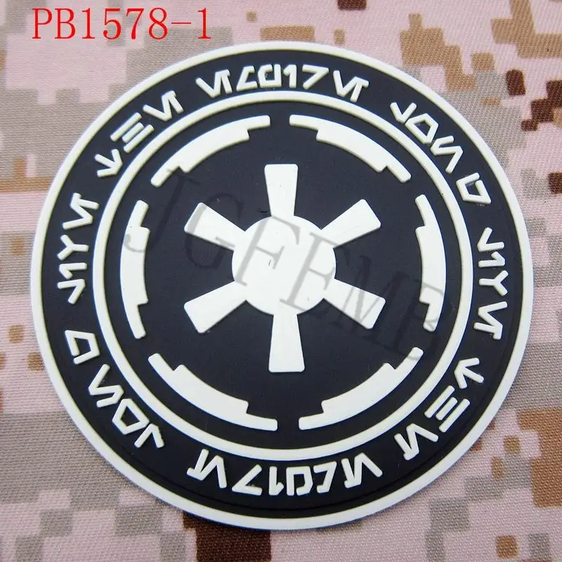 3D пластырь из ПВХ с логотипом имперской Галактической Империи|3d pvc patch|patches patchespatch