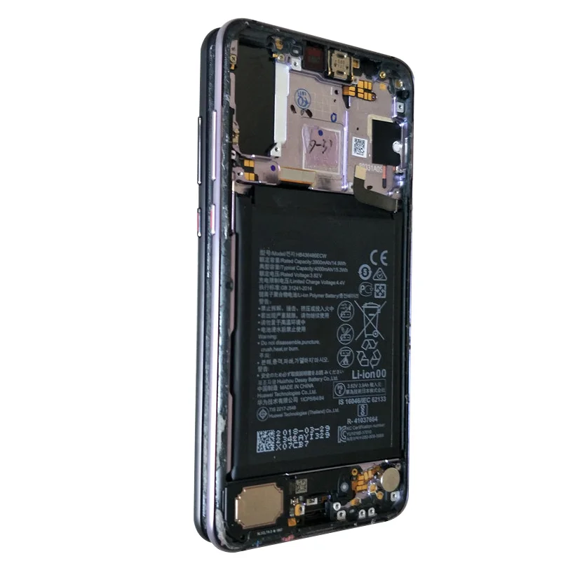 Axisinternational Экран рамка для 6," huawei P20 Pro ЖК-дисплей Экран Дисплей+ сенсорный экран Панель аналогово-цифровой преобразователь для P20 Pro ЖК-дисплей рамка