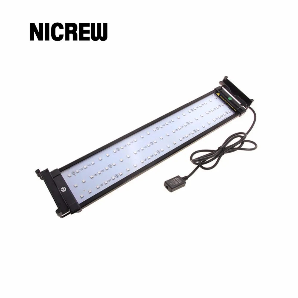 Аквариумный светодиодный светильник Nicrew ing RGB полоска с регулируемой яркостью и