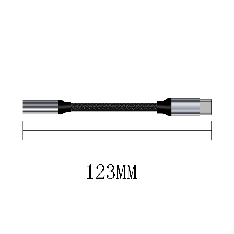 Thbelieve 3 5 мм штекер USB C Женский Тип до короткие нейлоновые кабели для Huawei Aux аудио