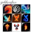 Стеклянный кабошон FB0364, квадратный, 12 мм, 20 мм, 25 мм, 30 мм