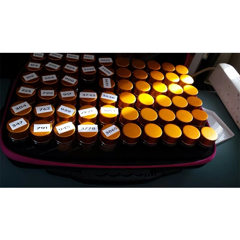 

DIY Diamond Painting Tools DCM Colour Number stickers for 5D Diamond painting Storage Box Diamond Embroidery tools
