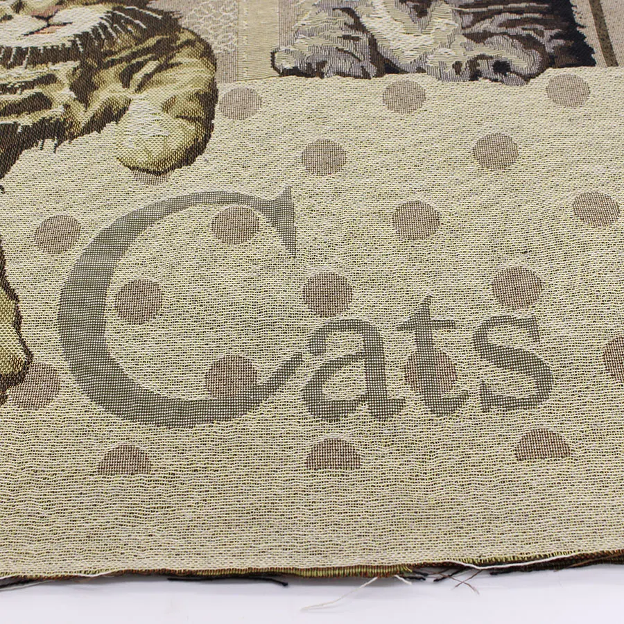 Высококачественная подушка для дивана с рисунком кошек тканевая лоскутная