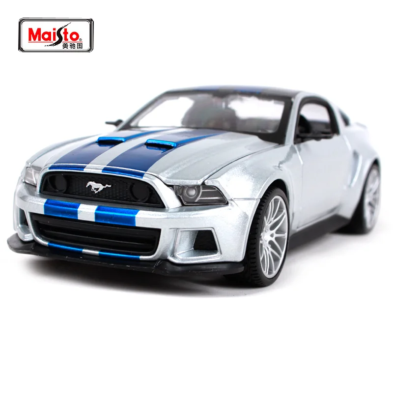 Maisto 1:24 Need For Speed 2014 Ford Mustang GT 5 0 литая модель гоночного автомобиля новая игрушка в