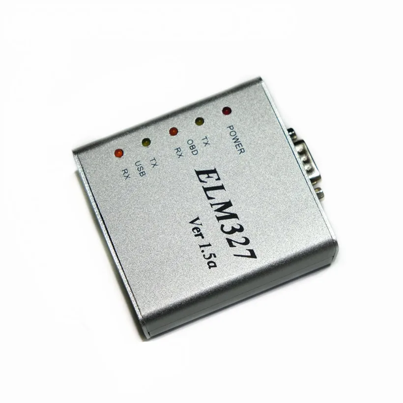 10 шт./лот Бесплатная доставка DHL металлический ELM 327 1 5 в USB OBD2 CAN-BUS сканер