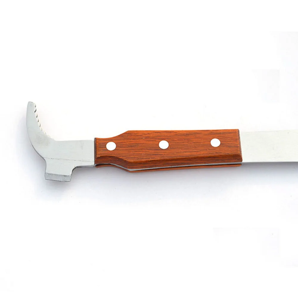 1 PCS Beekeeping Stainless Steel J Shape J-type Tool Curved Tail Bee Hive Hook Scraper Beekeeping Tools Scraper Beekeeping Tool