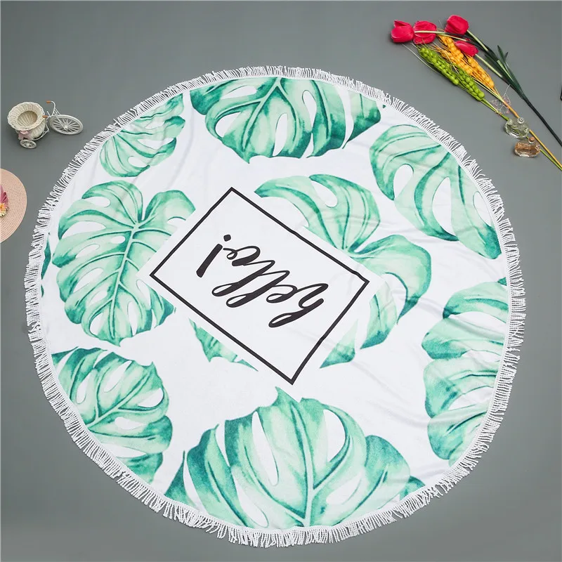 Тропический летнее солнце Для ванной ing оставьте ладони тончайший Волокно